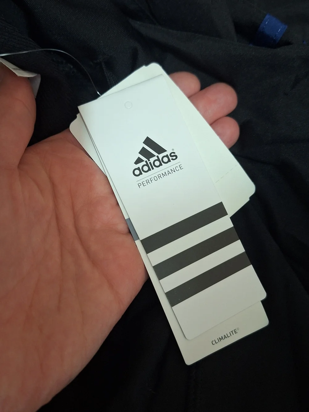 adidas Black Skort with Blue Stripe Accents Womens Size Large NWT